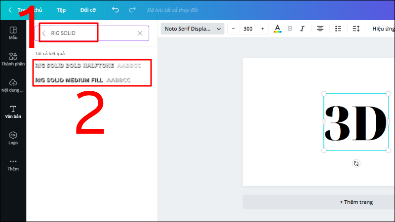 T&igrave;m font chữ 